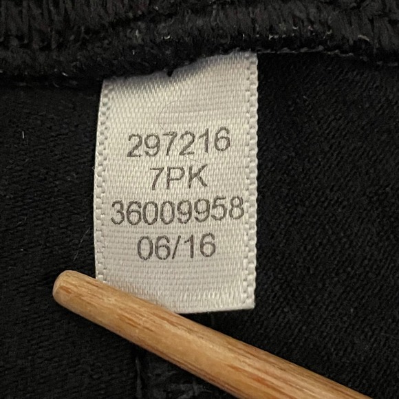 Victoria's Secret Black Lounge Pants Flare Leggings Bootcut Flocked Wings Large - Picture 9 of 10